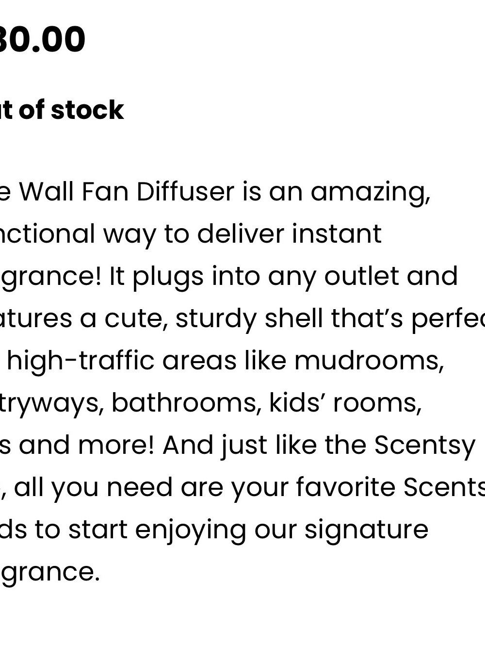 Scentsy Wall Fan Diffuser - Stack - Picture 2 of 5